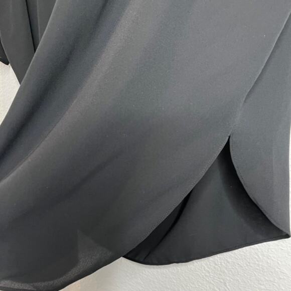 H by Halston Cowl Neck Relaxed Top Black Sz Large - Picture 8 of 8